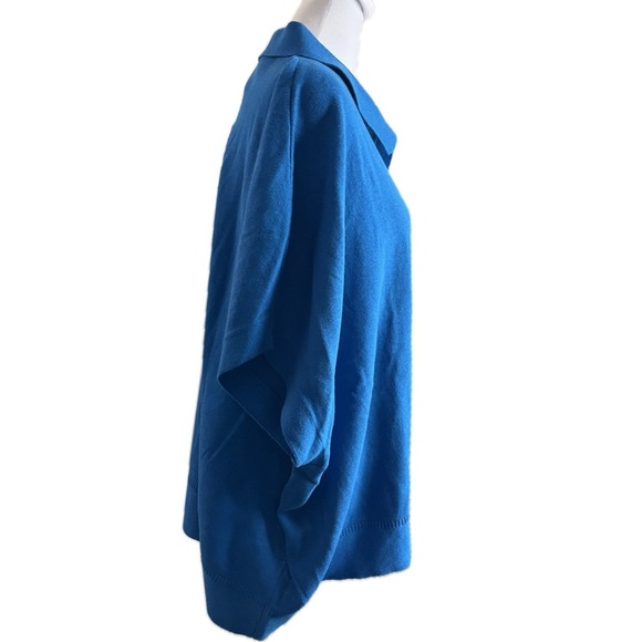 NWT Blue banana republic oversized shirt sleeve sweater XL/XXL - Picture 2 of 11